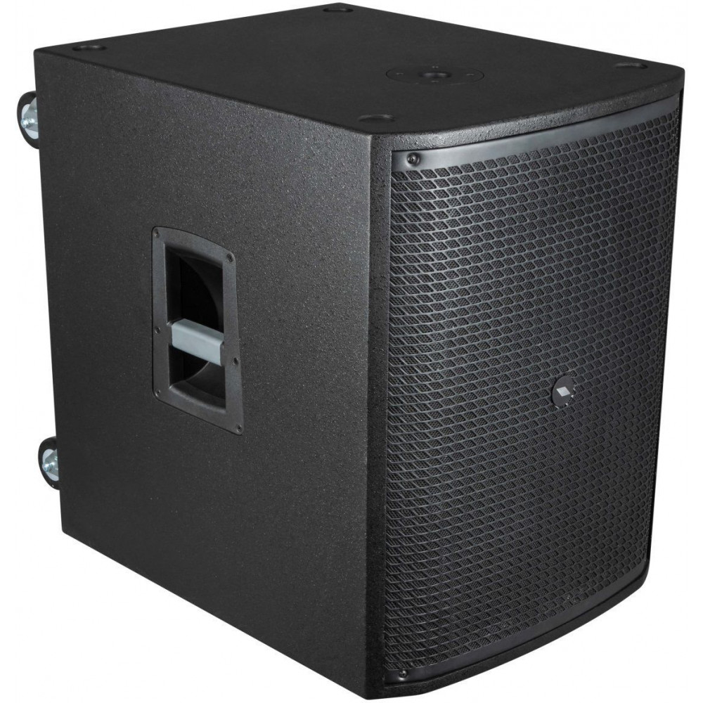 Активный сабвуфер PROEL [DIVASUB18A] НЧ динамик 18", встроенный DSP, LCD дисплей, АЧХ 35-160 Гц, мощность пик. 1500 Вт, мощность номин. 750 Вт, макс. SPL 132 дБ, 2x Combo XLR/TRS входа, 2x XLR выхода, материал корпуса фанера, ручки для переноски 2 шт