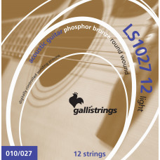 Комплект струн GALLI STRINGS [LS1027-12] для 12-струнной акустической гитары