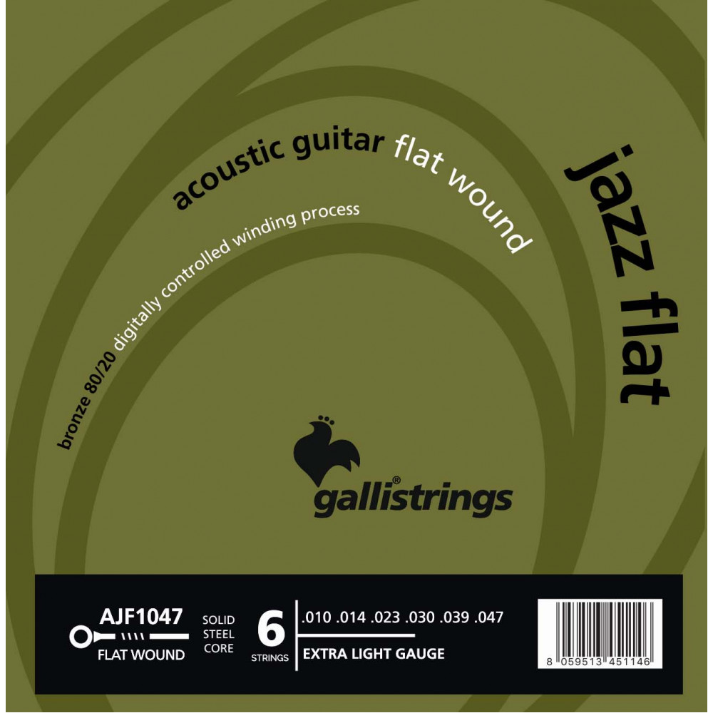 Комплект струн GALLI STRINGS [AJF1047] для акустической гитары