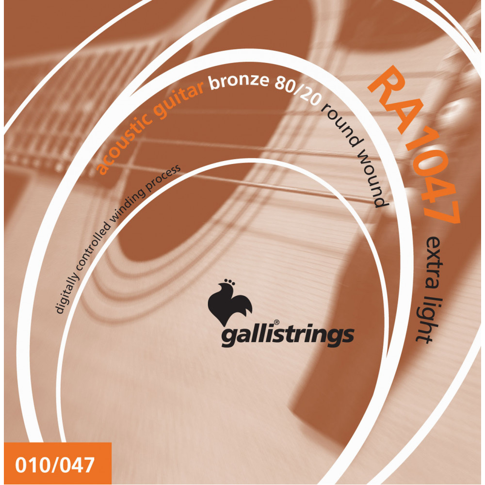 Комплект струн GALLI STRINGS [RA1047] для акустической гитары