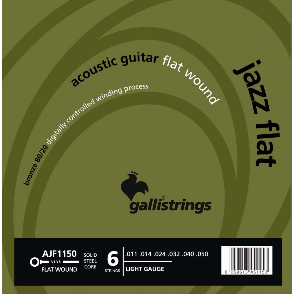 Комплект струн GALLI STRINGS [AJF1150] для акустической гитары