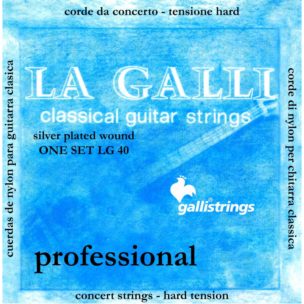 Комплект струн GALLI STRINGS [LG40] для классической гитары
