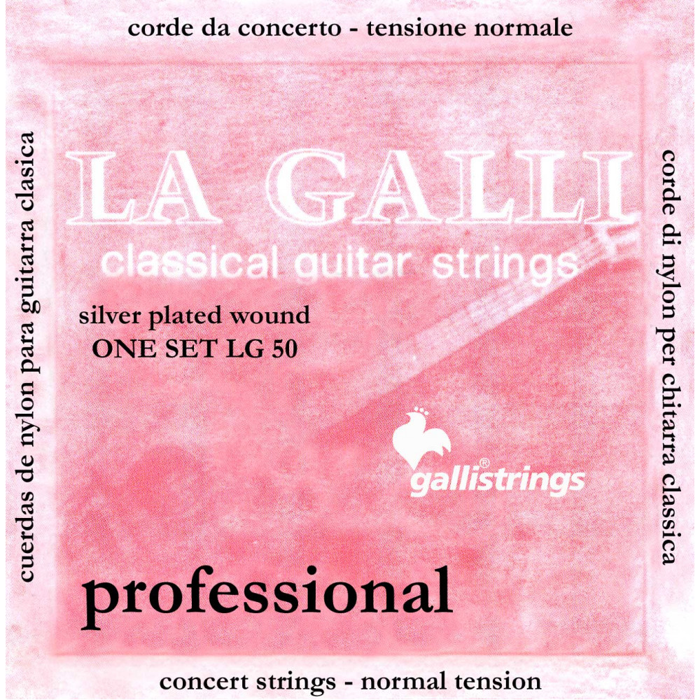 Комплект струн GALLI STRINGS [LG50] для классической гитары
