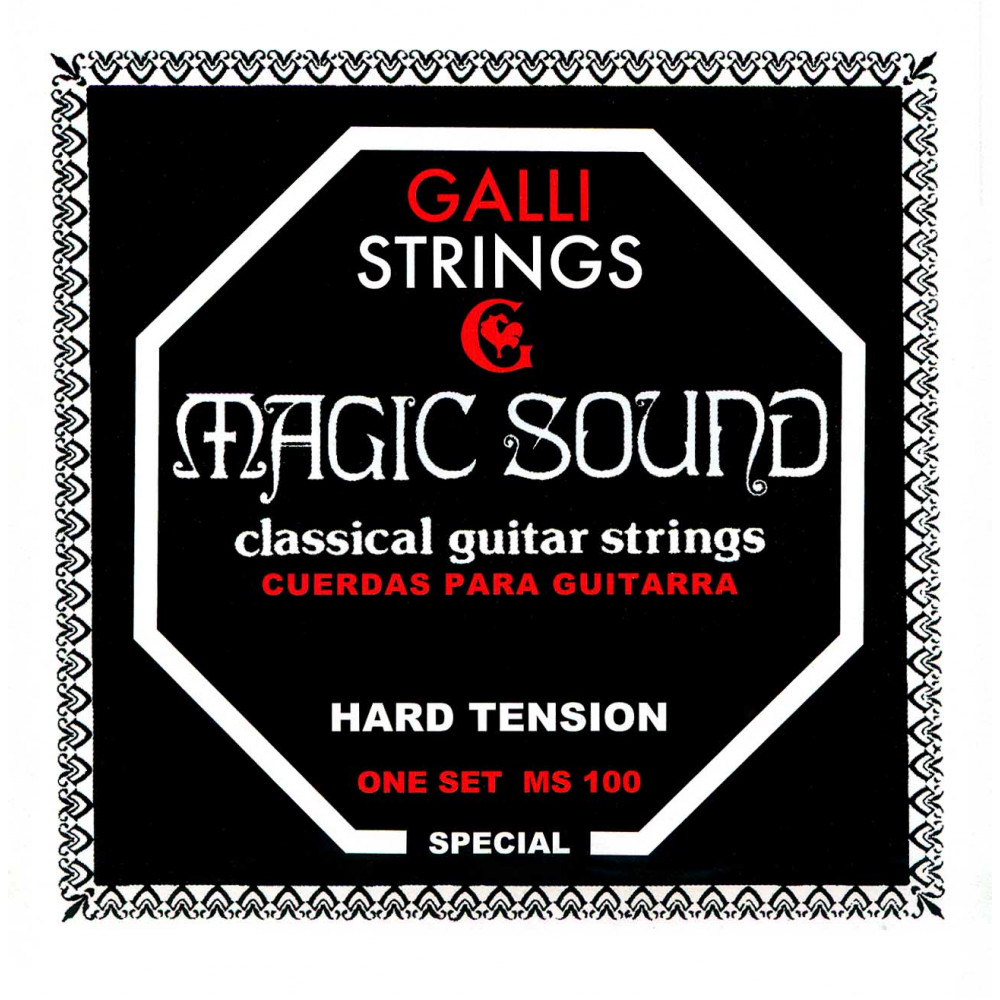 Комплект струн GALLI STRINGS [MS100] для классической гитары
