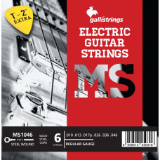Комплект струн GALLI STRINGS [MS1046] для 6-струнной электрогитары
