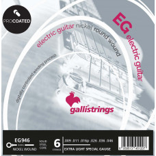 Комплект струн GALLI STRINGS [EG0946] для 6-струнной электрогитары