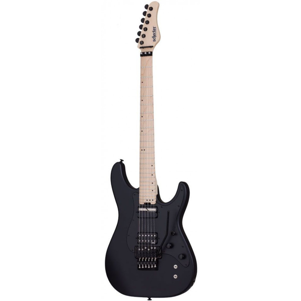 Электрогитара SCHECTER [SUN VALLEY SUPER SHREDDER FR S SBK] электрогитара 6-струнная, корпус: красное дерево, гриф: клен, накладка: клен, 24 лада, Sustaniac, FloydRose цвет: Satin Black (SBK)
