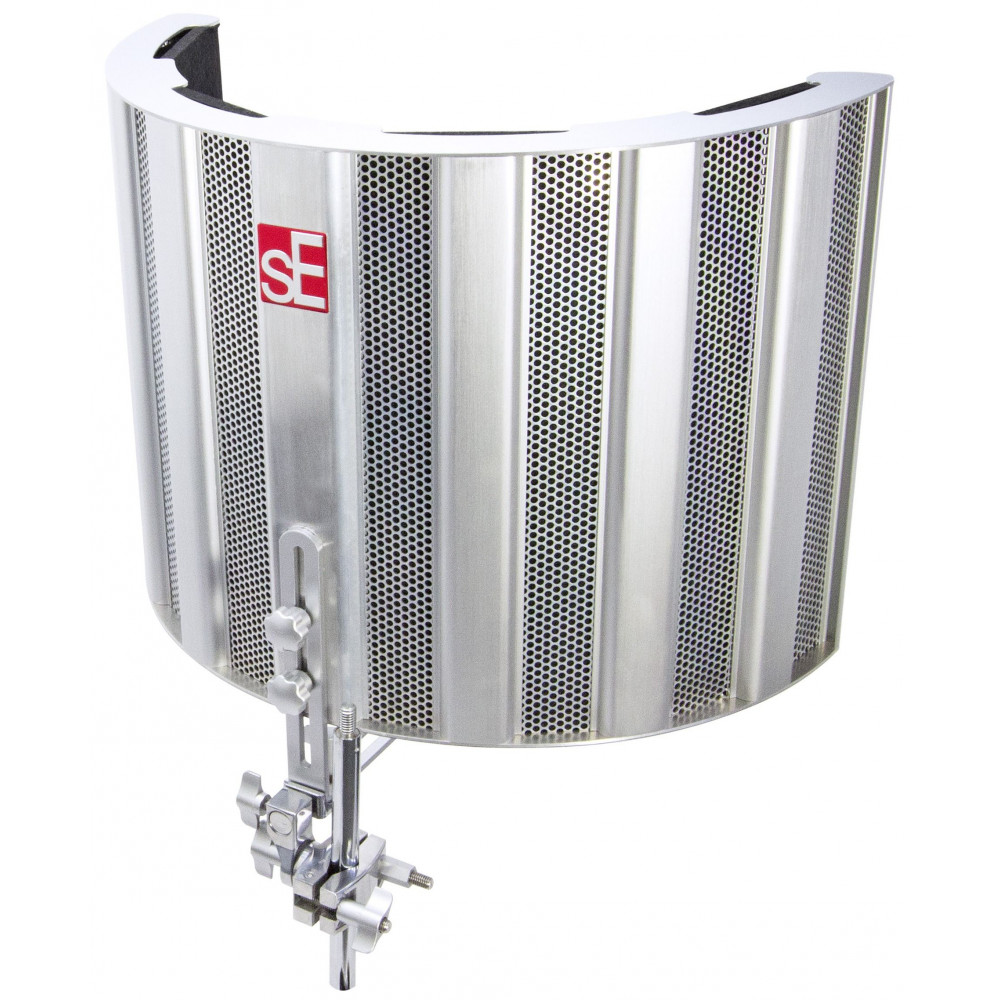 Акустический экран sE Electronics [RF SPACE Filter] для устранения отраженных звуковых волн и интерференции на капсюле. Улучшенает звуковые характеристики комнаты и микрофона.