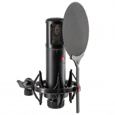 Микрофон конденсаторный sE Electronics [SE 2300] 20 Гц - 20 кГц, кардиоида, восьмерка, всенаправленная, комплектация: металлический поп-фильтр, держатель типа паук, резьбовой переходник на микрофонную стойку