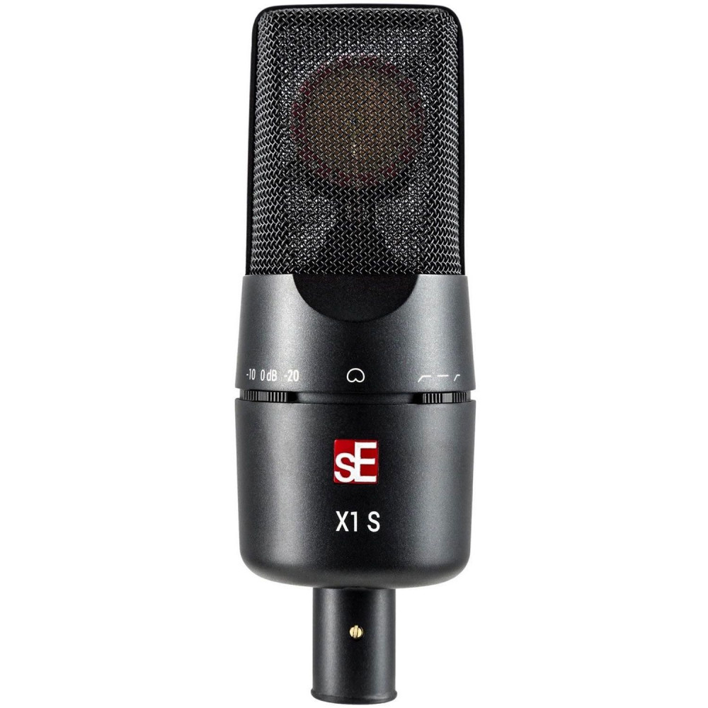 Микрофон конденсаторный sE Electronics [X1 S] 20 Гц 20 кГц, динамический диапазон: 131 / 141 / 151 дБ, кардиоида, комплектация: поворотный микрофонный зажим, адаптер с резьбой