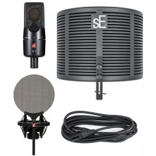 Микрофон конденсаторный sE Electronics [X1 S STUDIO BUNDLE] 20 Гц 20 кГц, кардиоида, комплектация: фильтр RF-Х, металлический поп-фильтр, держатель типа паук, 3-х метровый микрофонный кабель