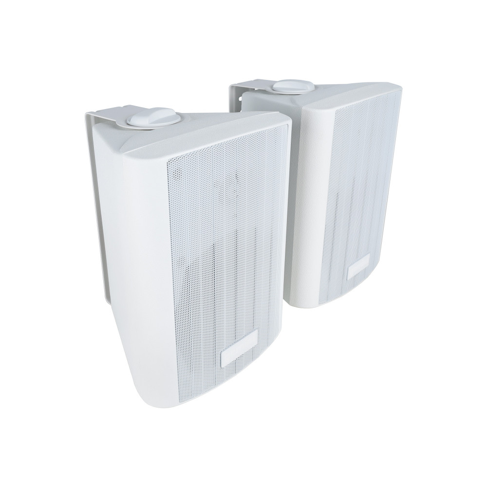 Акустическая система Gemini [GHSI-W525BT-PR-WHT] Активная + пассивная АС, 5.25" НЧ + 0.75" ВЧ, мощность RMS/Peak 60/150 Вт, АЧХ 45-20000 Гц, динамики: 5" НЧ, 1" ВЧ, IP44, BT, 3,5 мм AUX вход, 3,5 мм AUX выход, настенные крепления, пуль