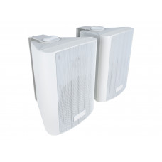 Акустическая система Gemini [GHSI-W525BT-PR-WHT] Активная + пассивная АС, 5.25" НЧ + 0.75" ВЧ, мощность RMS/Peak 60/150 Вт, АЧХ 45-20000 Гц, динамики: 5" НЧ, 1" ВЧ, IP44, BT, 3,5 мм AUX вход, 3,5 мм AUX выход, настенные крепления, пуль