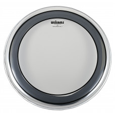 Однослойный пластик WILLIAMS [W2FF5-7MIL-18] для бас-барабан с демпфирующим кольцом из акустического поролона, размер 18"