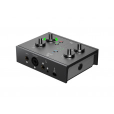 Аудиоинтерфейс [110307A3001] Icon [Panel 2] АЦП/ЦАП 24 бит/192 кГц, Combo XLR/TRS микр. вход, 1/4" TS инстр.й вход, 1/8" TRS AirMic вход, 2x1/4" TRS лин. выхода, 1/4" TRS, 1/8" TRS для наушников, порты USB-C для комп., USB-C для п