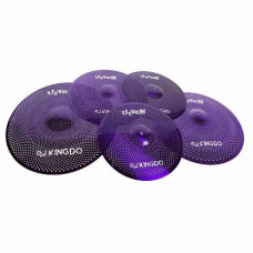 Комплект тарелок KINGDO LOW VOLUME SET 14"+16"+20" VIOLET, специальный сплав, medium, звучание тихое