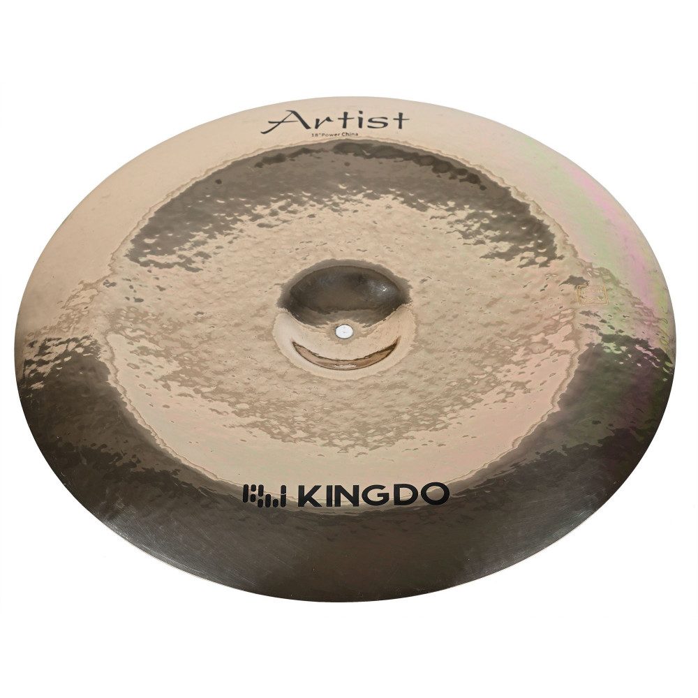 Тарелка чайна 18" [18" ARTIST POWER COPPESMITH CHINA] KINGDO [18" ARTIST POWER COPPESMITH CHINA] сплав B20, ручная работа, полированная поверхность