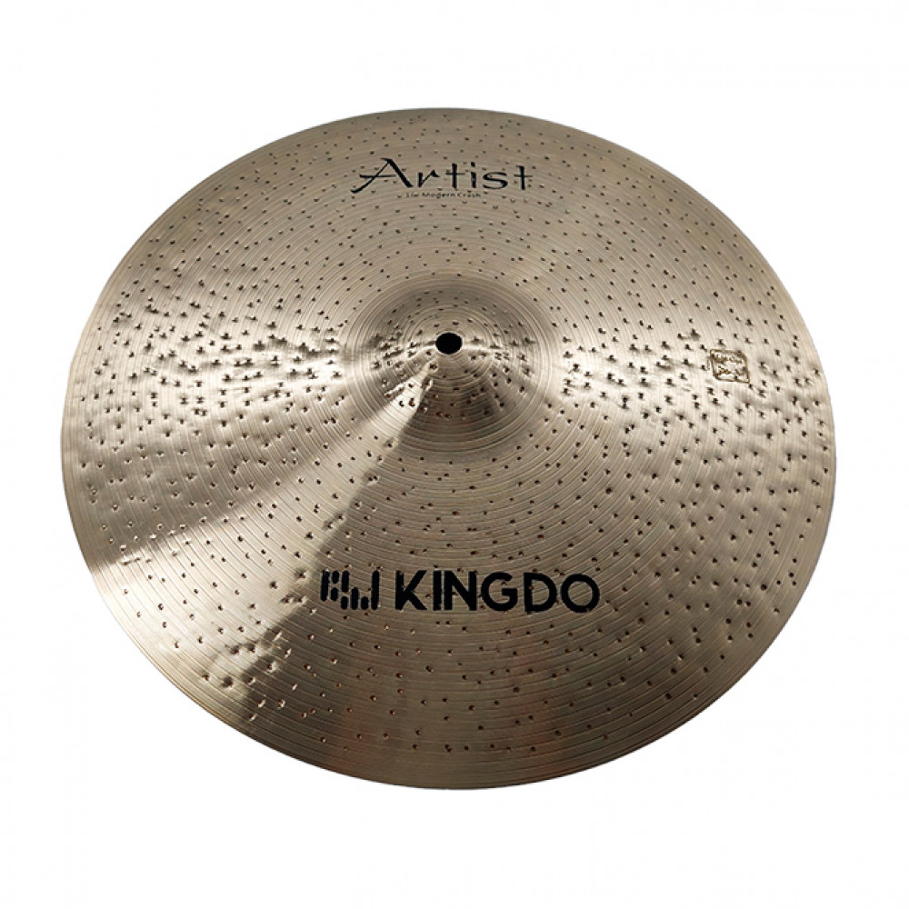 Тарелка крэш 16" [16" MODERN CRASH] KINGDO [16" MODERN CRASH] сплав B20, ручная работа, поверхность традиционная