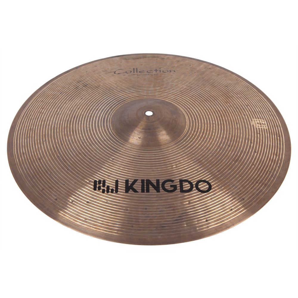 Тарелка крэш 19" [19" COLLECTION EXTREME CRASH] KINGDO [19" COLLECTION EXTREME CRASH] сплав B20, ручная работа, с отверстиями, поверхность натуральная с проточкой