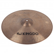 Тарелка крэш 19" [19" COLLECTION EXTREME CRASH] KINGDO [19" COLLECTION EXTREME CRASH] сплав B20, ручная работа, с отверстиями, поверхность натуральная с проточкой