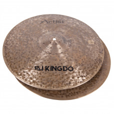 Тарелки хай-хэт 15" [15" ARTIST DARK HI-HAT] KINGDO [15" ARTIST DARK HI-HAT] сплав В20, ручная работа, поверхность натуральная