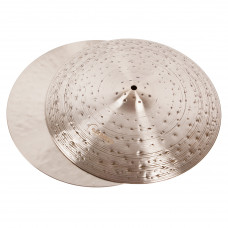 Тарелки хай-хэт 15" [15" DARK MOON HI-HAT] KINGDO [15" DARK MOON HI-HAT] сплав В20, ручная работа, поверхность традиционная
