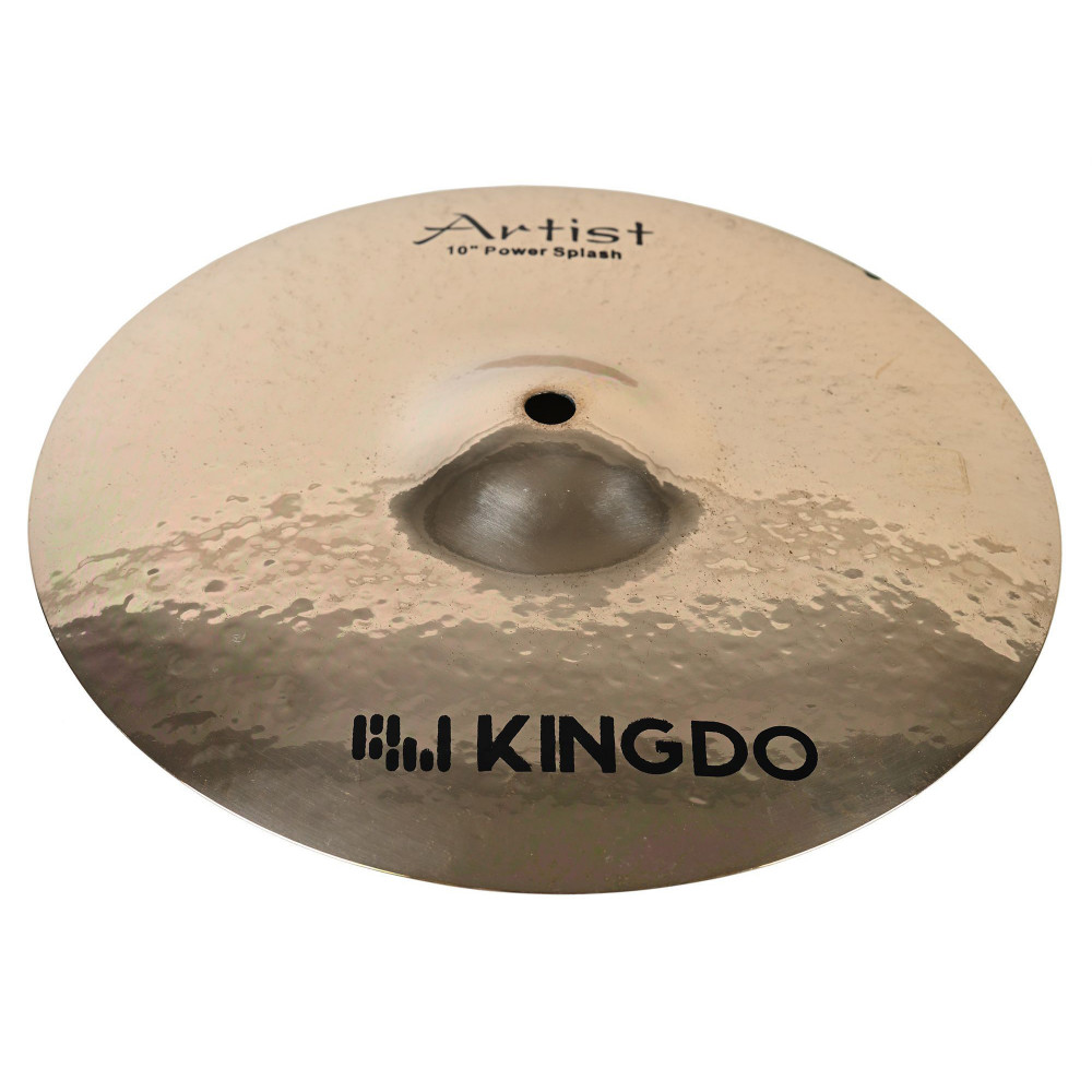 Тарелка сплэш 10" [10" ARTIST POWER COPPESMITH SPLASH] KINGDO [10" ARTIST POWER COPPESMITH SPLASH] сплав B20, ручная работа, поверхность полированная