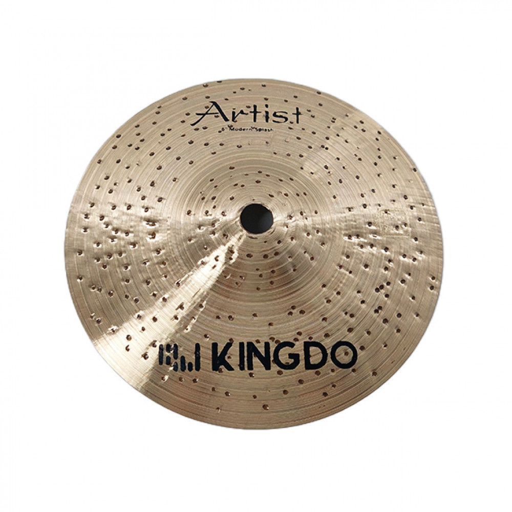Тарелка сплэш 6" KINGDO 6" MODERN SPLASH, сплав B20, ручная работа, поверхность полированная