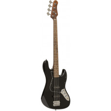 Бас-гитара STAGG [SBJ-30 BLK] 4-х струнная форма Jazz Bass, корпус павловния, гриф клен, накладка грифа палисандр, 20 ладов, мензура 867 мм, колки никелированные, бридж JB Classic, звукосниматели 2xJB, регуляторы 2x громкости, 1x тона, цвет черный
