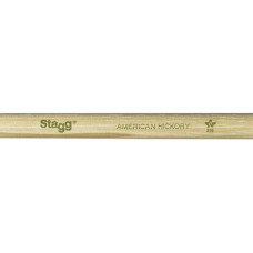 Барабанные палочки STAGG [SHV2B] деревянные, American Hickory 2B, материал орех, 2 шт., подобранная пара по весу, цвету и звучанию, размеры (в упаковке) 400х20х20 мм, вес (в упаковке) 0,1 кг