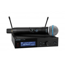 Цифровая одноканальная радиосистема SHURE [SLXD24+E/B58-G65] с ручным передатчиком B58, 470 - 606 МГц
