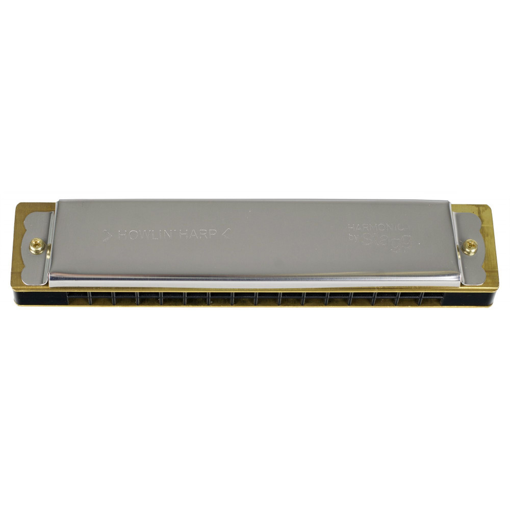 Губная гармоника STAGG [BJH-T32] тремоло диатоническая, 16 отверстий, 32 тона, строй "до мажор"