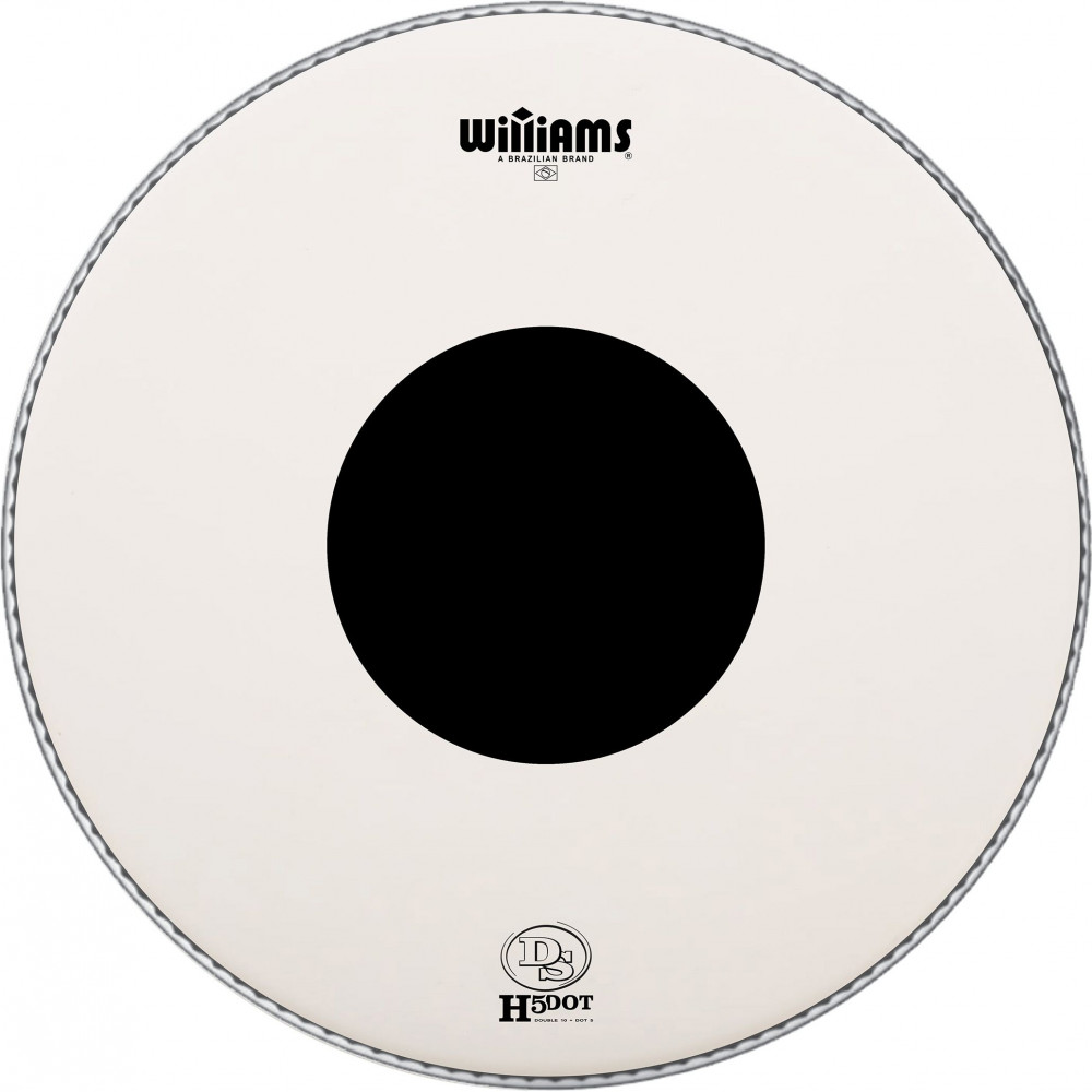 Двуслойный пластик WILLIAMS [DSH5-10MIL-10] 10", с напылением, белый