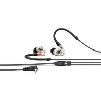 Внутриканальные, динамические наушники Sennheiser [IE 100 PRO CLEAR] 10 мм драйвер, 2018 000 Гц, 20 Ом, 115 дБ, кабель 1,3 м, съёмный, пассивное шумоподавление, прозрачные