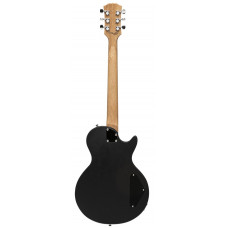 Электрогитара STAGG [SEL-HB90 LH BLK] 6-ти струнная, леворукая, корпус массив красного дерева, гриф красное дерево, накладка палисандр, 22 лада, звукосниматели 1х P90, 1х хамбакер, регуляторы 1x громкости, 1x тона, 3-х поз. переключатель, цвет черный