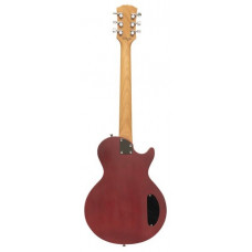 Электрогитара STAGG [SEL-HB90 LH CHERRY] 6-ти струнная, леворукая, серии Standard, корпус массив красного дерева, гриф красное дерево, накладка палисандр, 22 лада, звукосниматели 1х P90, 1х хамбакер, регуляторы 1x громкости, 1x тона, цвет Cherry