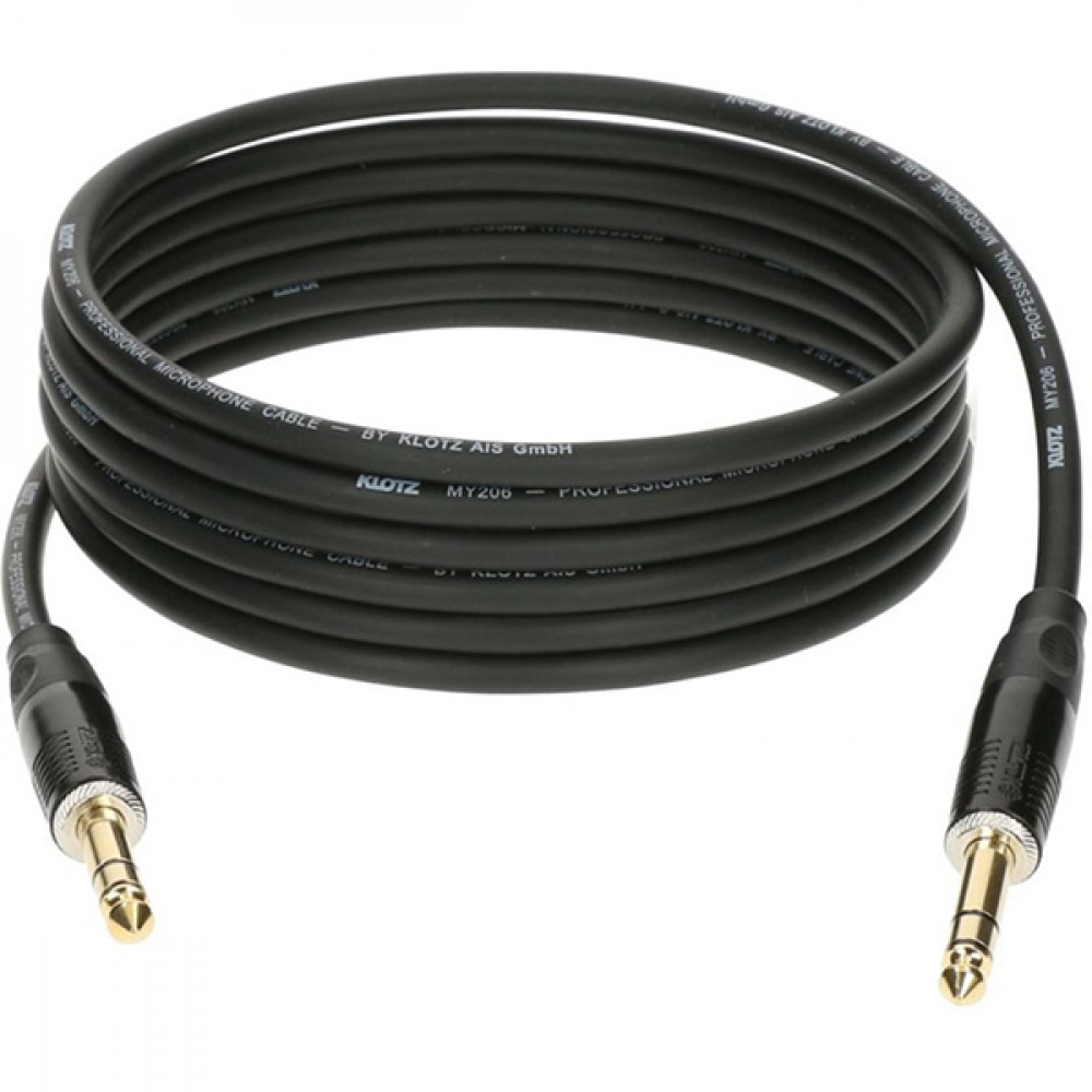 B3PP1K0500 Коммутационный кабель Jack 6,35мм 3p, 5м, балансный, Klotz