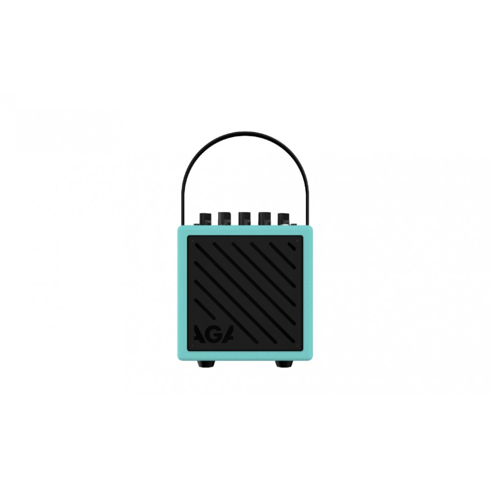 Bass-Mini-BL Комбоусилитель для бас-гитары, 30Вт, голубой, AGA