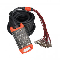 Сценическая коммутационная коробка 16хXLR входов Soundking BCB403-30m, + 4хXLR выхода, 30м