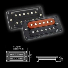 BH-23Bridge-WH Звукосниматель магнитный, хамбакер, бриджевый, белый, Belcat