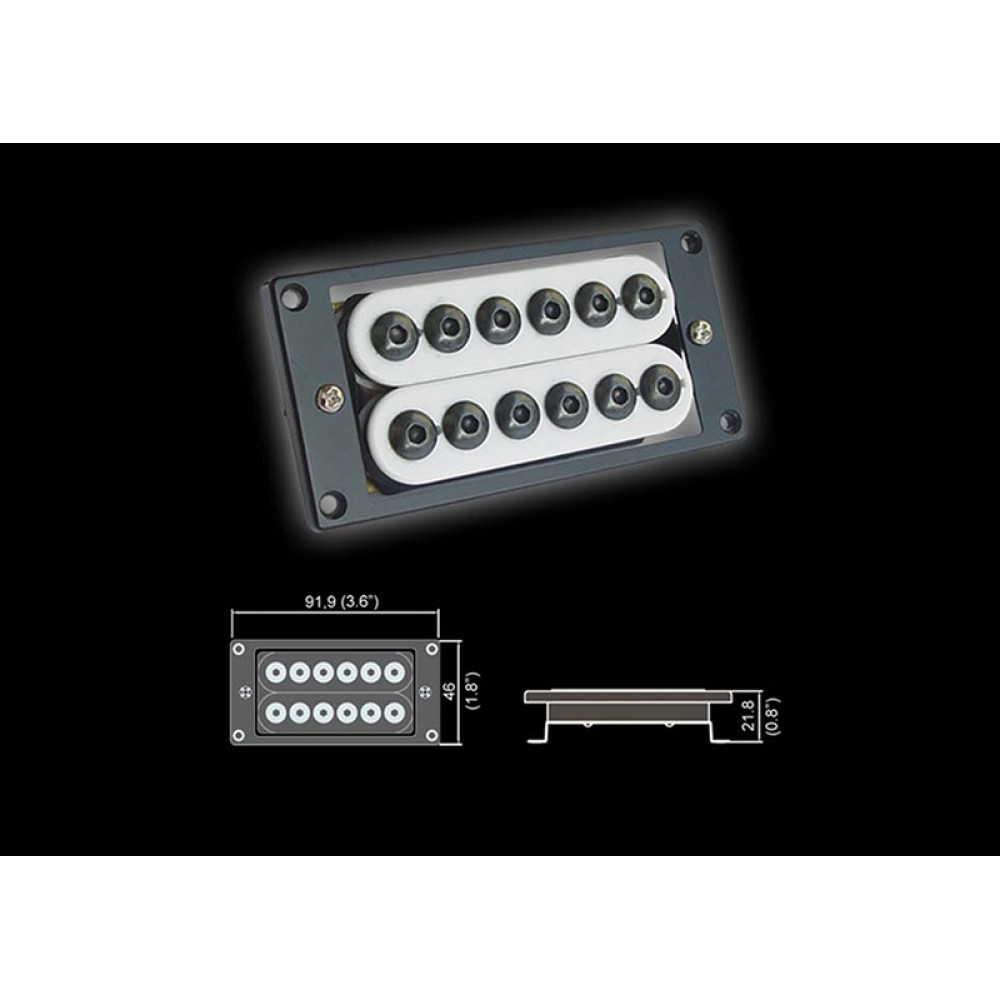 BH-34Neck-WH Звукосниматель магнитный, хамбакер, нековый, белый, Belcat