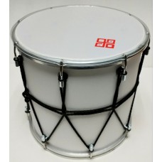 BK-10Bv Барабан кавказский 10" с верёвкой, 25х25,4см, белый, Мастерская Бехтеревых