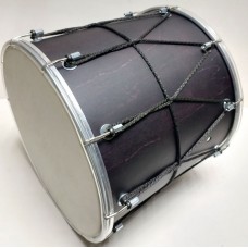 BK-12Ev Барабан кавказский 12" с верёвкой, 31х30,3см, цвет эбен, Мастерская Бехтеревых