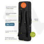 Чехол для клавишных инструментов BAG&music BM1093 Keyboard 49 Casual, черный