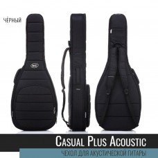 BM1178 Acoustic Casual Plus Чехол для акустической гитары, черный, BAG&music