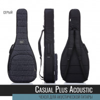 Чехол для акустической гитары BAG&music BM1179 Acoustic Casual Plus, серый