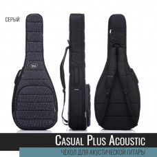 Чехол для акустической гитары BAG&music BM1179 Acoustic Casual Plus, серый