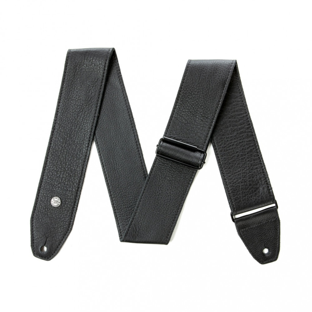BMF15BK BMF Tri-Glide Ремень для гитары, кожаный, черный, Dunlop