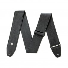 BMF15BK BMF Tri-Glide Ремень для гитары, кожаный, черный, Dunlop