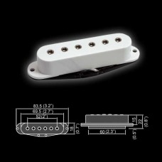 BS-11Neck-BK Звукосниматель магнитный, сингл, нековый, черный, Belcat
